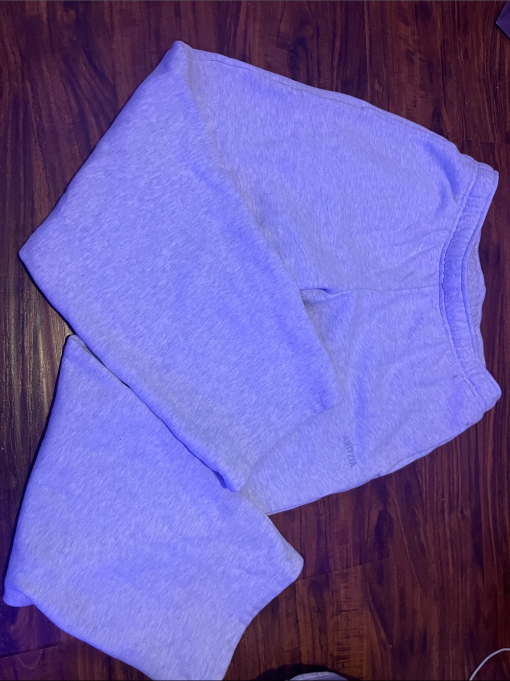 Aritzia Gray Pullover Track Pants - Soft Pastel Joggers